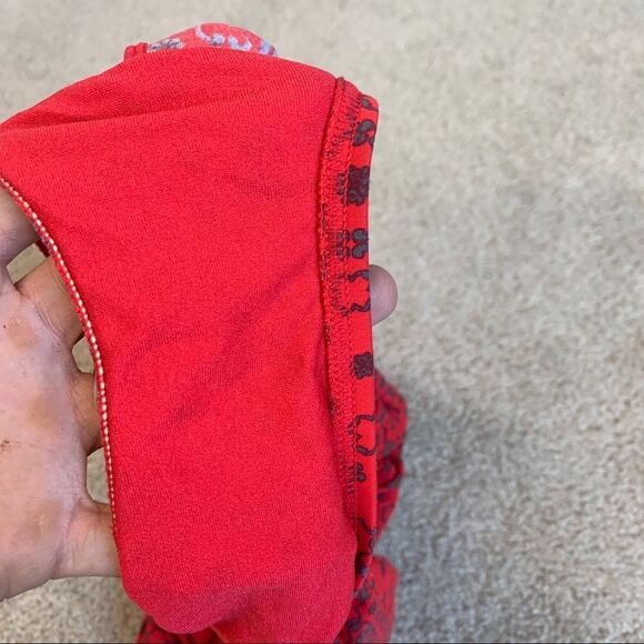 LOLE red floral Geometric print one piece swimsuit Sz S - Picture 8 of 9